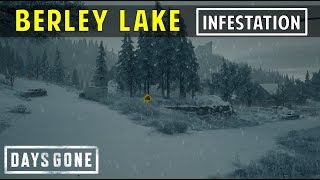 Berley Lake Infestation Lost Lake  Location of All Nests  Days Gone [upl. by Urita]