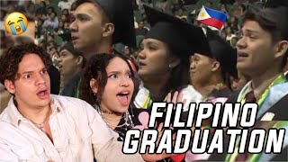 Youve NEVER SEEN a graduation like this Latinos react to Filipino Students Graduation Singing [upl. by Chao670]