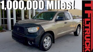 Meet the One Million Mile Toyota Tundra Still with Its Original V8 [upl. by Lamarre]