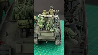 135 Sherman team WW2 probuiltmodel [upl. by Aremaj]