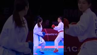 Super ushiro mawashi geriippon karate kumite [upl. by Muscolo]