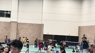 2024 JN U11 BD quarter final VSKeaton OuampBoqian Zheng [upl. by Ion]