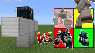 Ender Chest Golem vs Iron Golems and Wardens [upl. by Lucrece592]