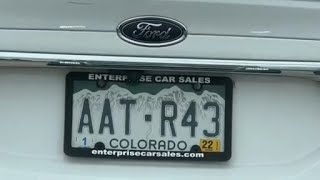 Colorado Lt Gov explains how much revenue license plates bring the state [upl. by Tillie]