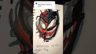 We are Venom 3D Printed amp Venomized SpiderMan helmet spiderman 3Dprinting cosplay marvel do3d [upl. by Anaes]