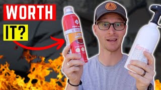 🔥 RV Fire Safety 🧯  Fire Spray VS Fire Extinguisher [upl. by Audun]