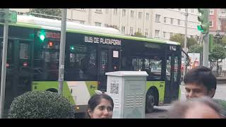 Here is the Vitrasa bus 6549 on the number 29 in Vigo Tuesday 24 October 2023 [upl. by Aerdnaz]