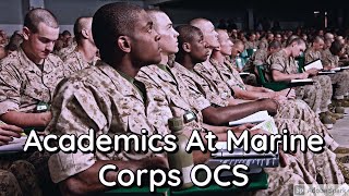 Academics at Marine Corps OCS [upl. by Danyette282]