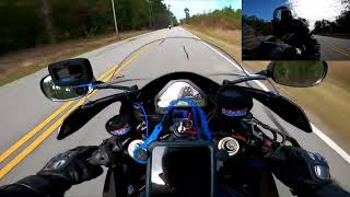 ZX6R  Honda Fireblade  Getting Gas amp Kicking A [upl. by Cappella106]