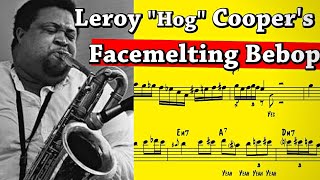 Facemelting Bari sax solo on a Blues by Leroy Hog Cooper [upl. by Milton]