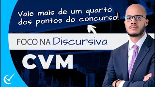 Discursiva da CVM  Concurso 2024 como é a correção das questões discursivas da banca FGV [upl. by Gladi]