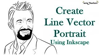 Line Portrait using Inkscape [upl. by Aikal]