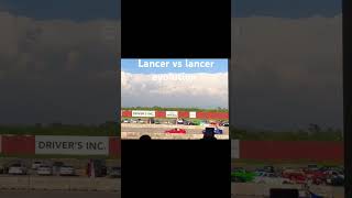 Lancer vs Lancer evolution pakistan automobile allwheeldrive race dragrace [upl. by Ydnamron]