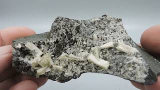 Stilbite and laumontite from Italy – cabinet size [upl. by Araas858]