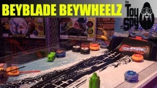 Beyblade Beywheelz  2012 New York Toy Fair  The Toy Spy [upl. by Orfield]