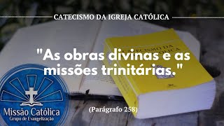 quotAs obras divinas e as missões trinitáriasquot Parágrafo 258 [upl. by Ephrayim]