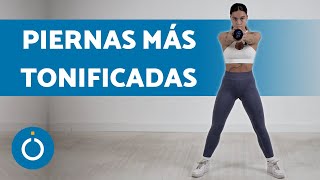 EJERCICIOS para TONIFICAR PIERNAS Principiantes🦵🏼Rutina para Tonificar Piernas y Glúteos con Peso [upl. by Fransis]