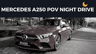 Mercedes A250 AMG Line 2019 POV NIGHT DRIVE  This Or GTI [upl. by Maggee833]