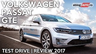 Noul Volkswagen Passat GTE  Test Drive  Review 2017 [upl. by Yenor]