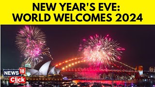 New Years Eve fireworks 2023 Sydney Australia rings in 2024 with dazzling display LiveNOWfrom FOX [upl. by Crompton]