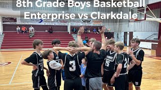 Enterprise vs Clarkdale 8th Grade Boys’ Basketball [upl. by Oirasor]