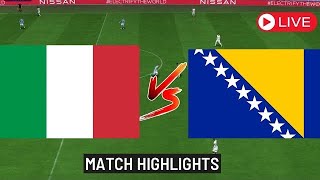 Italy vs Bosnia and Herzegovina Match Highlights  International Friendly Match Highlights [upl. by Mainis413]