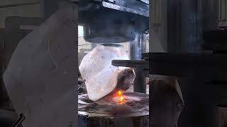 metal forging process in a factory [upl. by Terrill201]