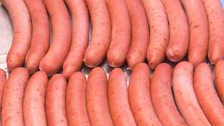 Franks Hot Dog Frankfurter Sausage How To Video German Sausage Maker [upl. by Noicnecsa804]