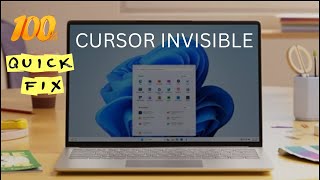 how to fix cursor not showing in window 11  easiest solution  100 working [upl. by Ytte]