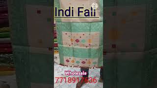 New collection Indi Fali 😍😍😍 saree wholesale payal [upl. by Nyliuqcaj]