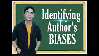 IDENTIFYING AUTHORS BIASES  HOW TO IDENTIFY BIASES IN A TEXT BASIC EXPLANATION [upl. by Amles738]