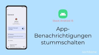 AppBenachrichtigungen stummschalten Android 15 [upl. by Chura]