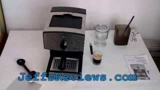 Capresso EC50 Stainless Steel Espresso amp Cappuccino Machine [upl. by Azaleah53]