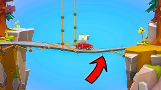 Using ILLEGAL techniques to get high scores in Poly Bridge 3 [upl. by Nylqcaj675]