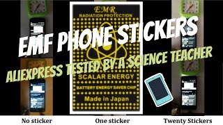 AliExpress EMF Phone Stickers tested by a science teacher [upl. by Peery]