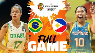 Brazil v Philippines  Full Basketball Game  FIBAWWC 2026 PreQualifying Tournament [upl. by Bindman76]