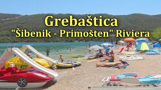 Sibenik Primosten Riviera Grebastica Croatia  4K [upl. by Elyc976]