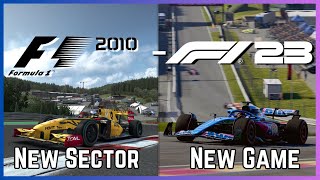 Spa But Every Sector the Game Gets NEWER  F1 2010  F1 23 [upl. by Nowyt503]