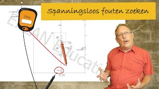 Foutzoeken in een elektrische schakeling via Ohm metingen [upl. by Joon]