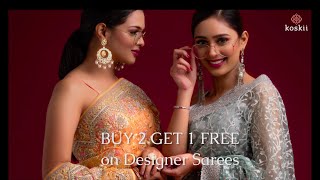 Koskiis Exclusive Designer Saree Collection [upl. by Cecily]