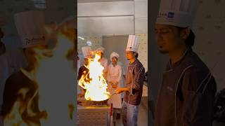 Flambé🔥 ihm hotelmanagement chef [upl. by Akihsat]