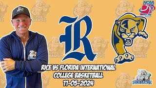 Rice vs FIU 11524 Free College Basketball Picks and Predictions  NCAAB Pick [upl. by Laurel]