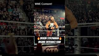 Braun Strowman Epic Entrance  WWE RAW Highlights wwe wweraw [upl. by Arukas]