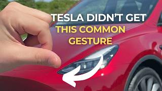 I Suddenly Realized Tesla FSD Doesnt Recognize This Common Human Gesture in a 2024 Model Y [upl. by Constantia]