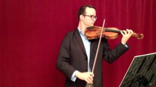 Violin Orchestral Excerpts  Brahms Symphony No1 Concertmaster Solo [upl. by Valente]