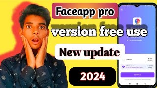 Faceapp pro version free unlocke new track 2024 😱 faceapp [upl. by Trudy]