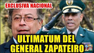 Exclusiva Nacional Ultimátum del General Zapateiro contra Gustavo Petro [upl. by Nyliret]