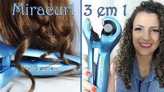 Modelador Babyliss Pro Miracurl 3 em 1 Automático  Tamires Mota [upl. by Averi]