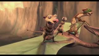 Ice age 3  Bucky and possums save Sid with added Jurassic Park dino sounds [upl. by Uht]