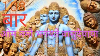 ओम नमो भगवते वासुदेवाय  108 Chanting Om Namo bhagwate vasudevaya Most Powerful Chanting Mantra [upl. by Middlesworth434]